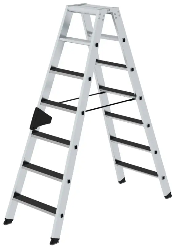 Expressversand Günzburger Stehleiter Alu clip-step 2x7 Stufen