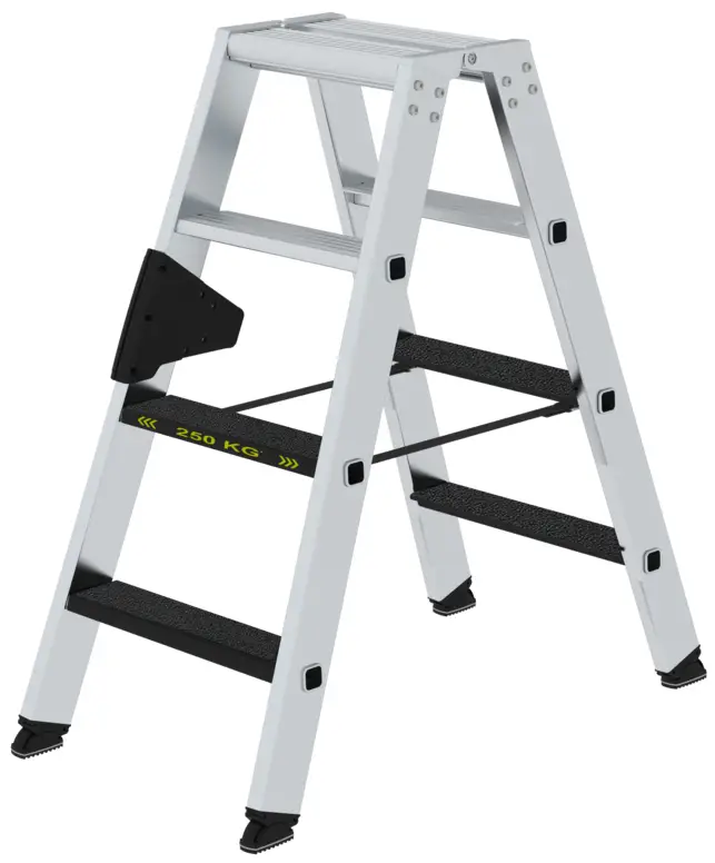 Sofort Bestellen Günzburger Stehleiter 250 kg clip-step R13 Alu 2x4 Stufen