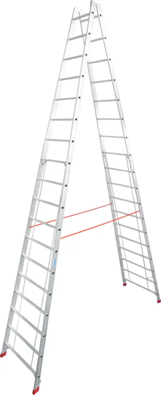 Krause Alu-Sprossendoppelleiter 2x18 Sprossen Wochenendangebot