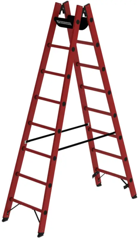 Top-Seller Günzburger Stehleiter Vollkunststoff 2x8 Sprossen