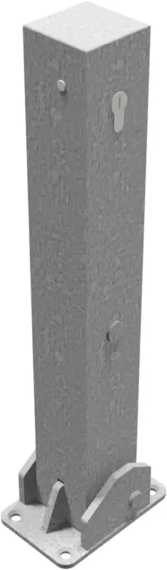 Top-Seller Schake Absperrpfosten klein UDP 70 x 70 mm verzinkt