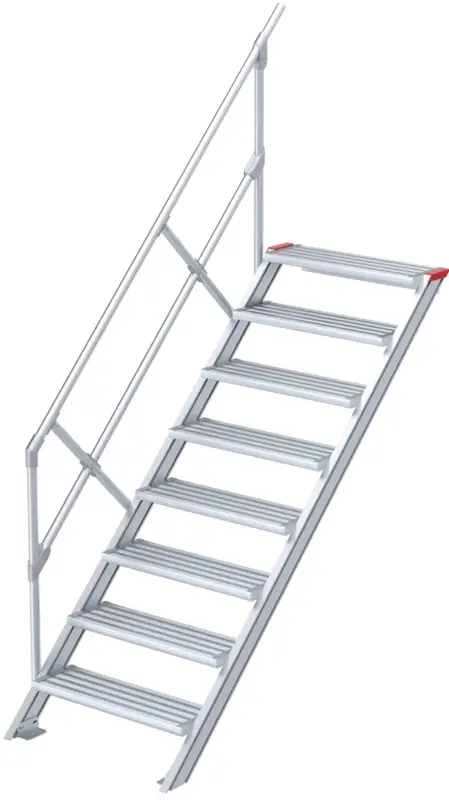 euroline Alu-Treppe 45° 8 Stufen - 800 mm Top-Angebot