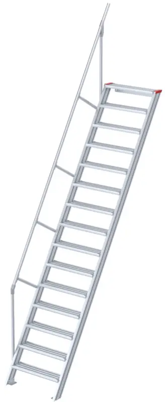 Nur Heute euroline Alu-Treppe 60° 15 Stufen - 1000 mm