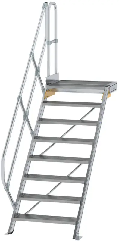 Günzburger Podesttreppe 45° 8 Stufen - 800 mm breit Top-Seller