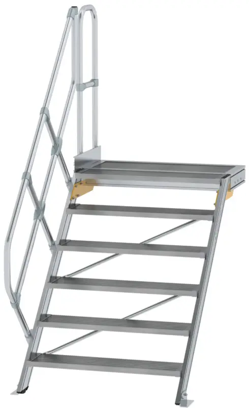 Günzburger Podesttreppe 45° 6 Stufen - 1000 mm breit Geprüft