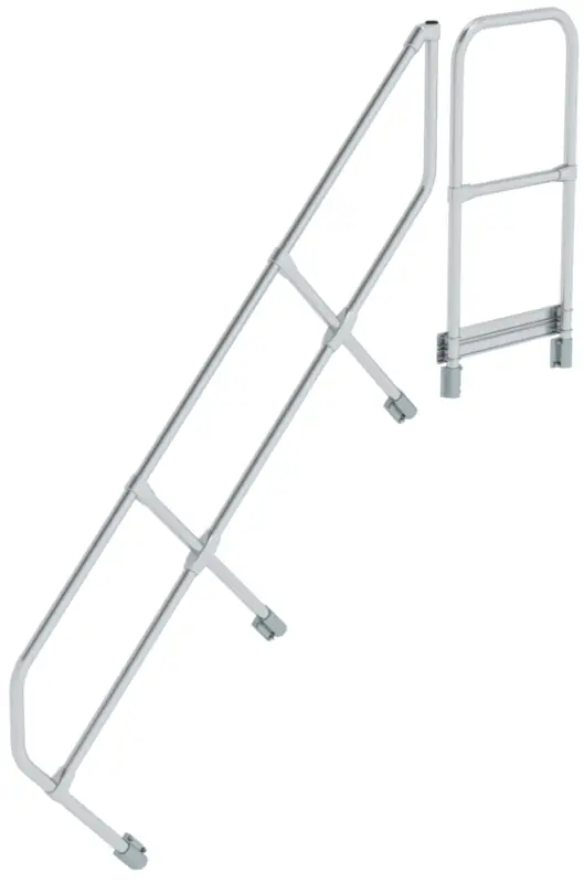 Günzburger Treppen- Podestgeländer Podesttreppe 45° 7 Stufen Billig