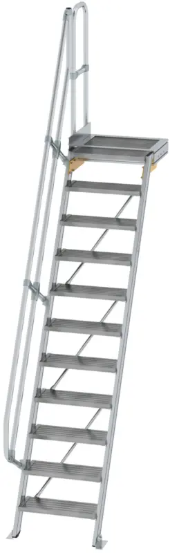 Bestpreis Günzburger Podesttreppe 60° 11 Stufen - 600 mm breit
