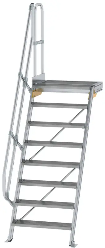 Günzburger Podesttreppe 60° 8 Stufen - 800 mm breit Neue Ware