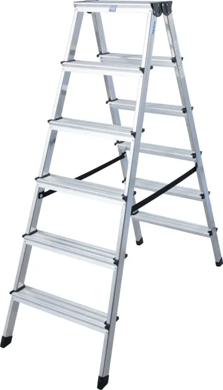 Krause Alu-Stufendoppelleiter Dopplo® 2x6 Stufen Top-Angebot