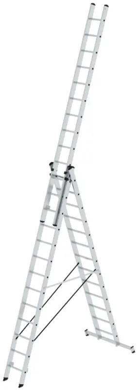 Saisonangebot Günzburger Mehrzweckleiter S Alu 3-teilig 3x13 Sprossen