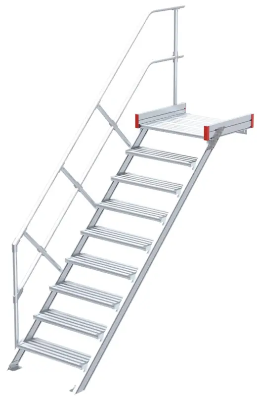 euroline Podesttreppe 45° 9 Stufen - 800 mm Beliebt