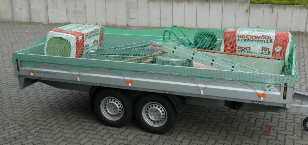 Huck Anhängernetz MW 45 Ø 3,0 mm - 2,00 x 3,00 m grün Sonderangebot
