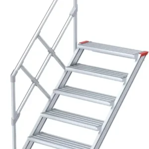 Direkt Vom Hersteller euroline Alu-Treppe 45° 6 Stufen - 1000 mm