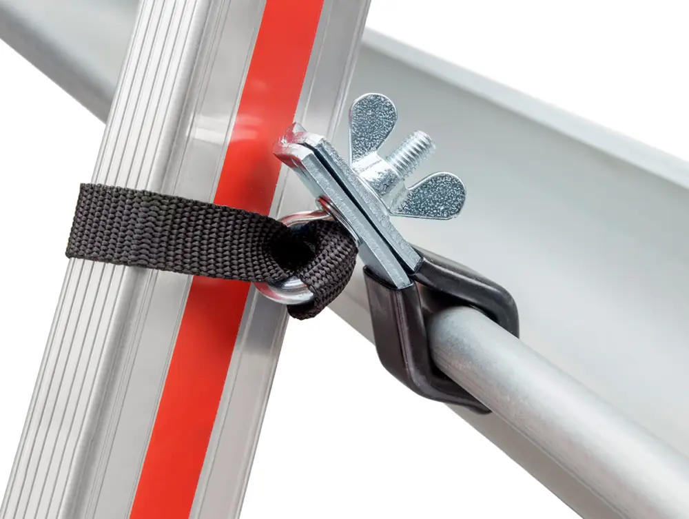Markenprodukt Hymer Leiterhalterset für Dachrinnen