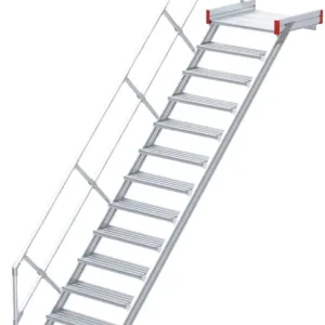 Direkt Vom Hersteller euroline Podesttreppe 45° 14 Stufen - 1000 mm