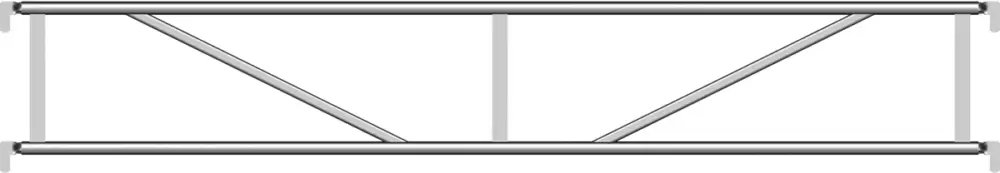Layher Blitz Alu-Doppelgeländer 3,07 m Neue Ware