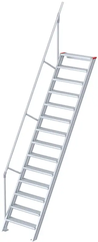 euroline Alu-Treppe 60° 14 Stufen - 600 mm Meistverkauft