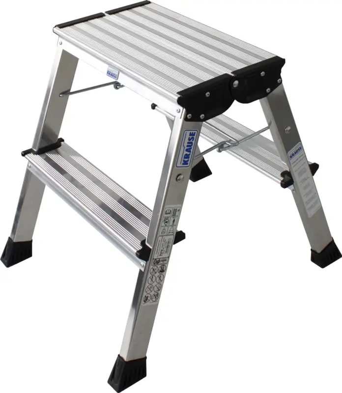 Begrenztes Angebot Krause Alu-Doppel-Klapptritt Treppy® 2x2 Stufen