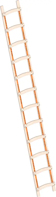 Top-Angebot Layher Dachdeckerleiter Holz 12 Sprossen
