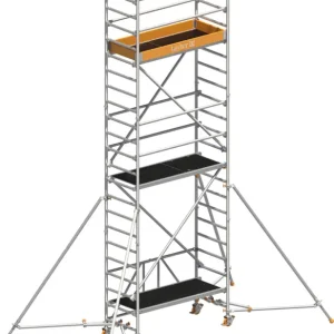 Aktuell Rollgerüst Layher Zifa P2 1406235 mit Stützen - Arbeitshöhe 6,61 m