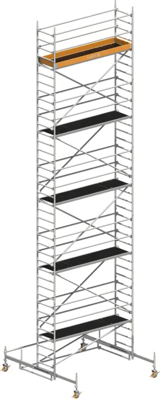Garantierte Lieferung Fahrgerüst Layher Uni Standard P2 1401109 mit Standleiter-Optimierung - Arbeitshöhe 11,38 m