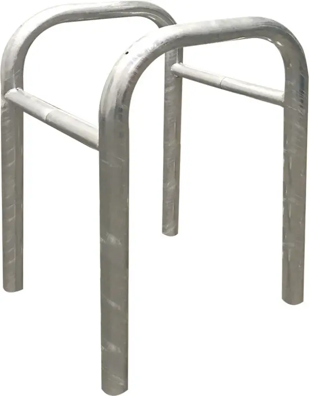 Schake Absperrbügel Stahl OE Ø 60 48 mm moosgrün - 600 x 600 x 650 mm Neu