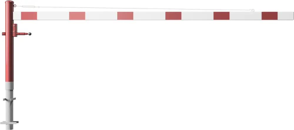 Schake Drehschranke - Schrankenbaum 100 x 50 mm OEV weiß rot - 3500 mm Sofort Bestellen