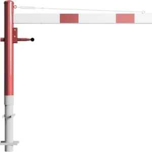 Top-Preis Schake Drehschranke - Schrankenbaum 100 x 50 mm OEV weiß rot - 1500 mm