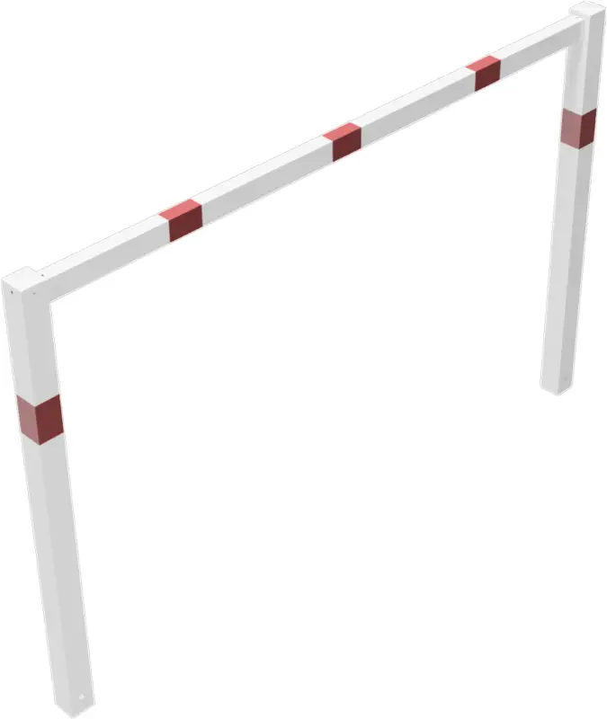 Schake Wegesperre Stahl OE 70 x 70 mm weiß rot - 2000 x 1200 mm Angebot