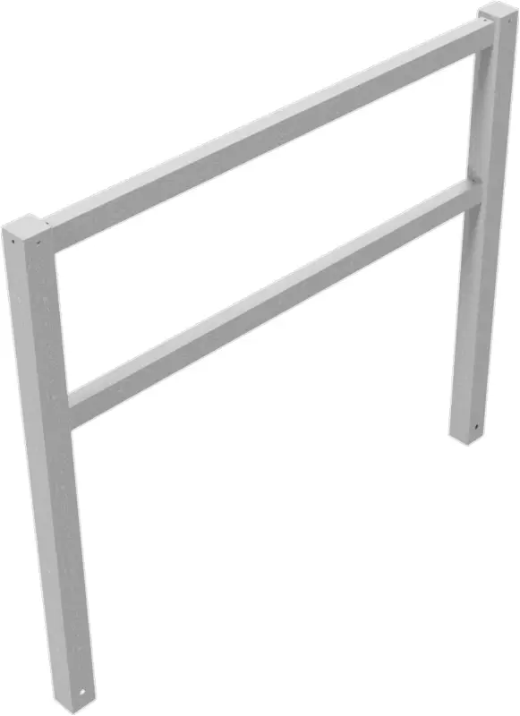 Aktuell Schake Wegesperre Stahl mit Knieholm OE 70 x 70 mm verzinkt - 1500 x 1200 mm