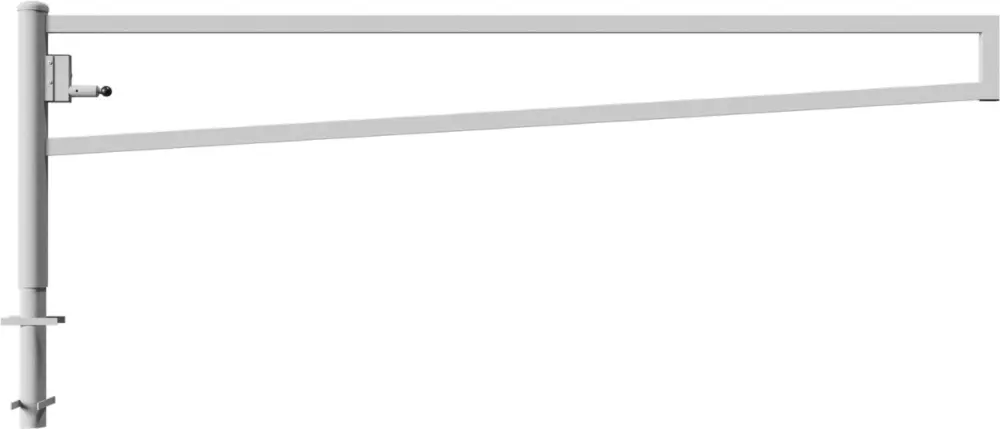 Markenprodukt Schake Drehschranke - Schrankenbaum 60 x 40 mm OED verzinkt - 3500 mm