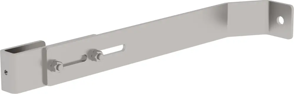 Saisonangebot Günzburger Wandhalter Edelstahl 360 - 410 mm