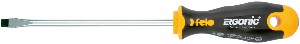 Heißes Angebot Felo Schraubendreher ERGONIC 400 Schlitz SL 5,0 x 0,8 x 150 mm