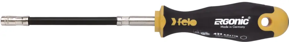 Solange Der Vorrat Reicht Felo Schraubendreher ERGONIC flexible 429 Sechskant SW 7,0 x 170 mm