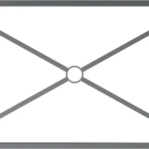 Angebot Schake Stadtzaun Stahl Zaunelement dunkelgrau - 1500 mm