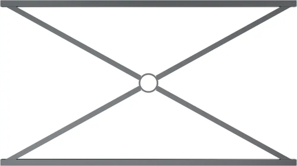 Angebot Schake Stadtzaun Stahl Zaunelement dunkelgrau - 1500 mm