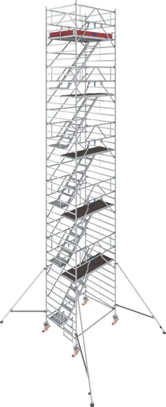 Nur Für Kurze Zeit Fahrgerüst Krause Treppengerüst Stabilo Serie 5500 - 1,50x2,00m - AH 12,30m