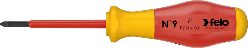 Saisonangebot Felo Schraubendreher No9 VDE 915 Kreuzschlitz PZ 0 x 60 mm