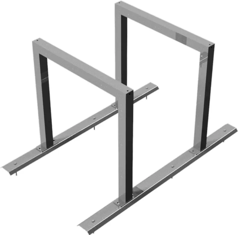 Preisreduziert Schake Fahrradständer Anlehnbügel Stahl OD 60 x 60 mm - 2 Einstellplätze