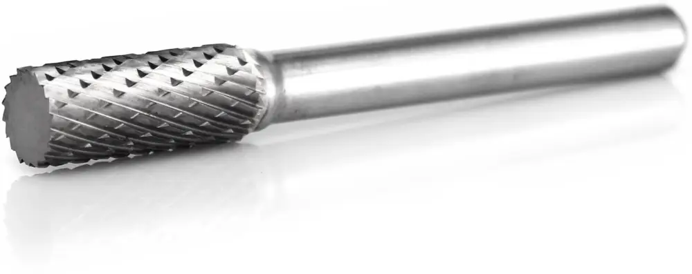 Echt procut Hartmetallfrässtift -TiAlN beschichtet- Zylinderform ohne Stirnverzahnung ZYA A60820-6 TIALN