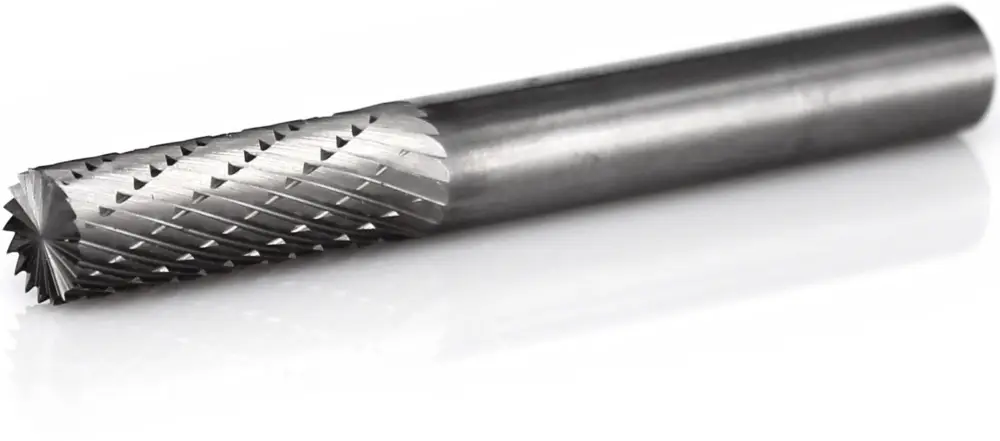 Neu procut Hartmetallfrässtift -TiAlN beschichtet- Zylinderform mit Stirnverzahnung ZYA-S A60618-6E TIALN