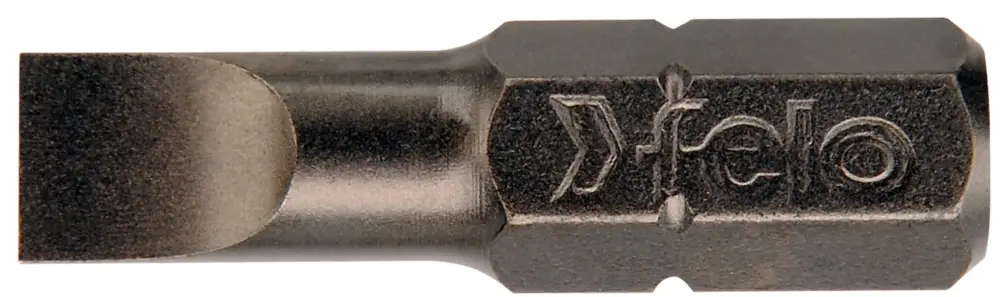 Felo Industrie Bit C 6,3 Schlitz SL 3,5 x 0,6 x 25 mm - VE 10 Stück Garantierte Lieferung