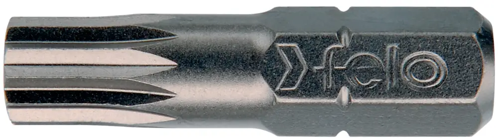 Garantierte Lieferung Felo Industrie Bit C 6,3 Vielzahn XZN M 5 x 25 mm - VE 10 Stück