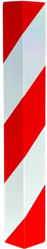 Schake Kantenschutzwinkel Alu weiß rot linksweisend - 1000 mm Beliebt