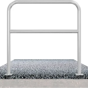 Angebot Schake Rohrbügel Stahl mit Querholm OD Ø 60 mm schwarzbraun - 1000 x 1000 mm