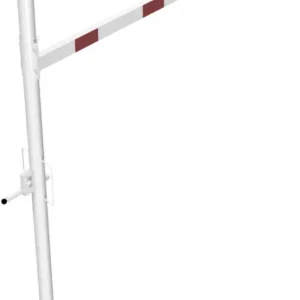 Aktuell Schake Höhenbegrenzer variabel - 1 Drehpfosten Stahl ODD Ø 102 mm weiß rot - 2500 mm