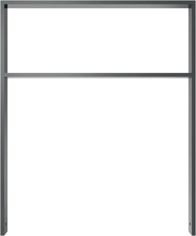 Schake Anlehnbügel Stahl mit Querholm OE 80 x 20 mm moosgrün - 1000 x 1200 mm Meistverkauft