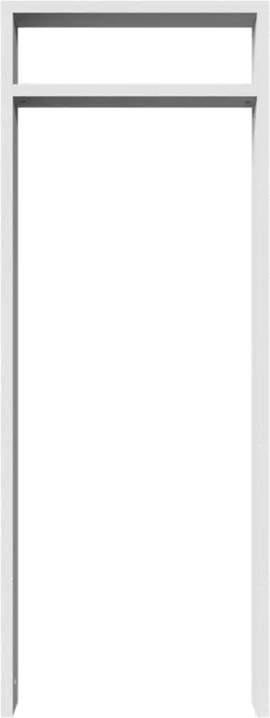 Abverkauf Schake Anlehnbügel Stahl mit Querholm kleiner Abstand OE 80 x 20 mm verzinkt - 450 x 1200 mm