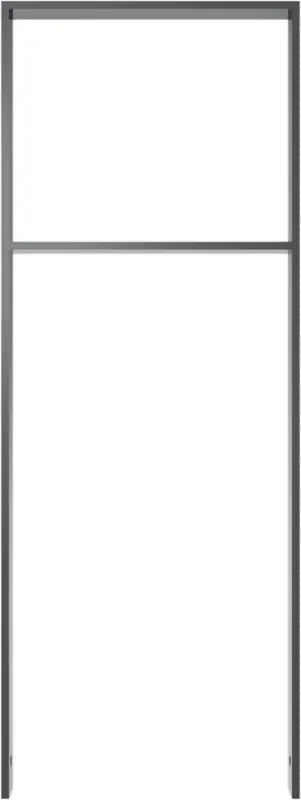 Schake Anlehnbügel Flachstahl mit Querholm OE 50 x 12 mm schwarzbraun - 450 x 1200 mm Bestseller