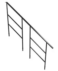 Bütec Handlauf 100 Stahl für Treppe 7 stufig Saisonangebot
